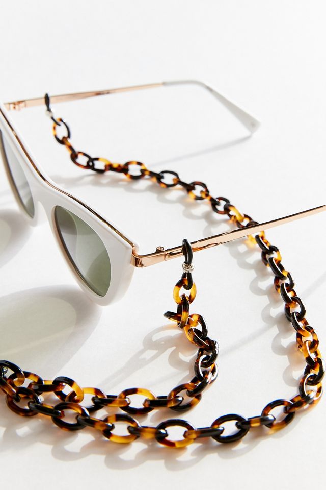 Chaîne de lunettes de soleil en acétate écaille de tortue #1