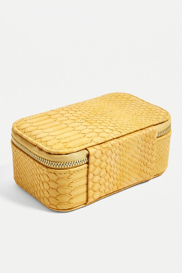 Estella Bartlett - Boîte à bijoux jaune imprimé python #4
