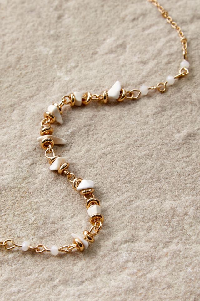 Silence + Noise Delicate Beaded Anklet | Urban Outfitters UK