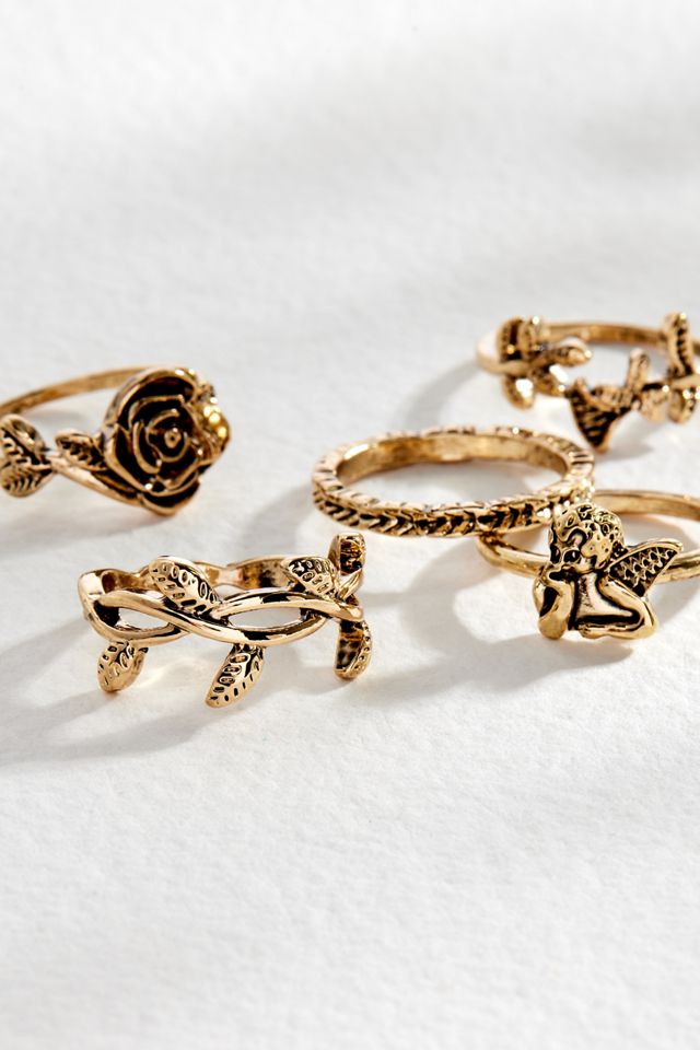 Silence + Noise Rose Ring 5-Pack #1