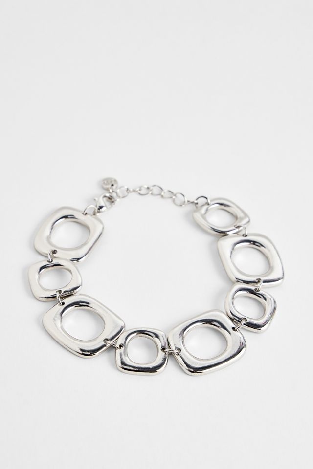 Pulsera de Eslabones Cuadrados Silence + Noise #1