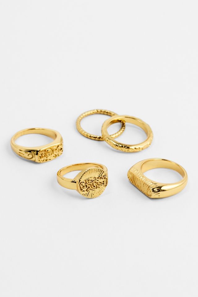 UO Gold Werkzeug-Ringe 5er-Pack #1