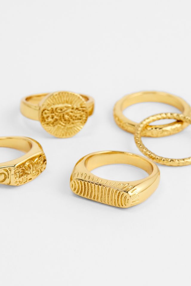 UO Gold Werkzeug-Ringe 5er-Pack #2
