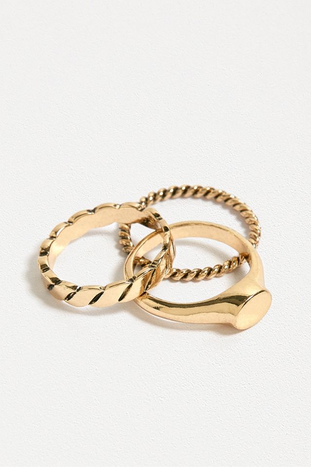 Engraved Gold Ring Pack #1