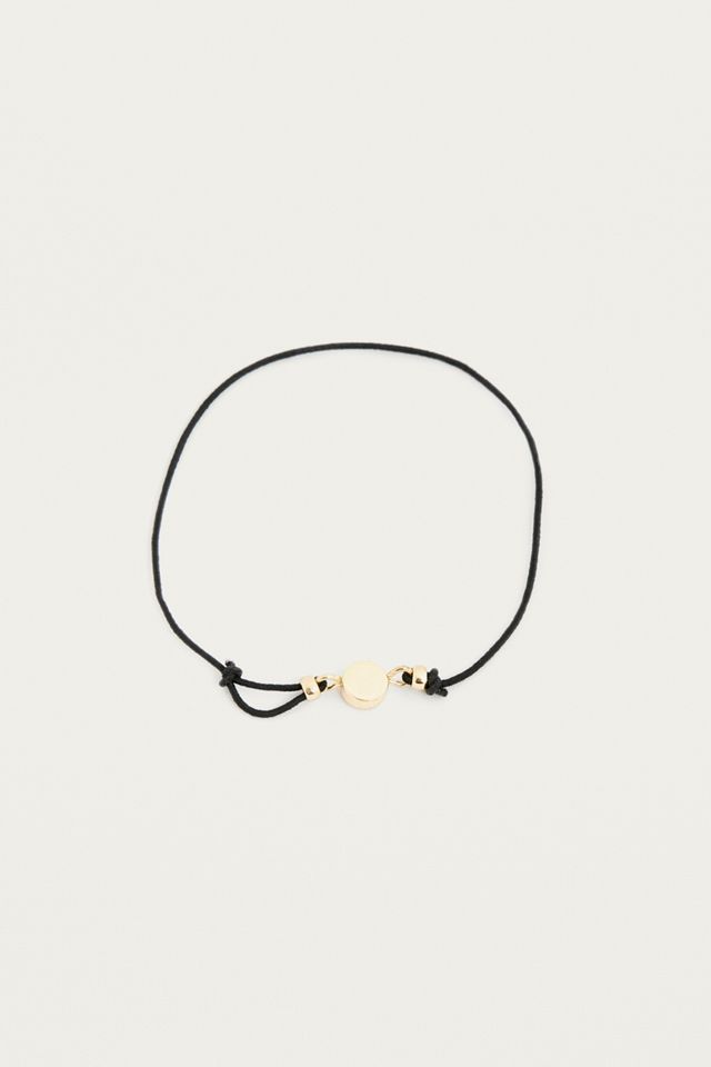 Minimal Circle Pendant Friendship Bracelet #1