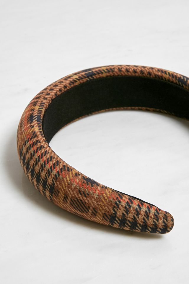 Check Print Headband #1