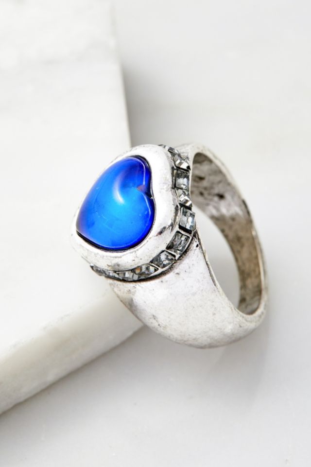 Heart Charm Enamel Ring | Urban Outfitters UK