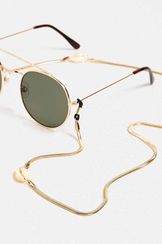 Chaine pour lunettes de soleil serpent et coquillage Urban