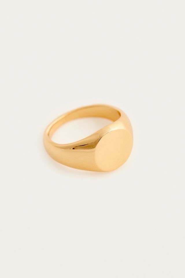 Circle Signet Ring | Urban Outfitters UK
