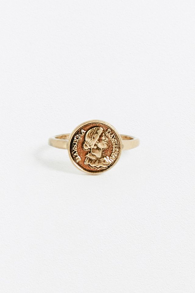 Gold Coin Ring