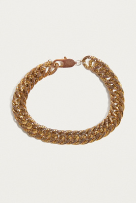 Acne Studios Men's' Buckle Chain Bracelet in Silver