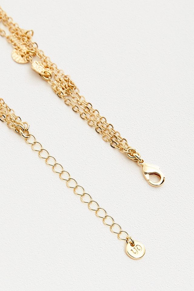 Boho Coin Double Row Anklet #2