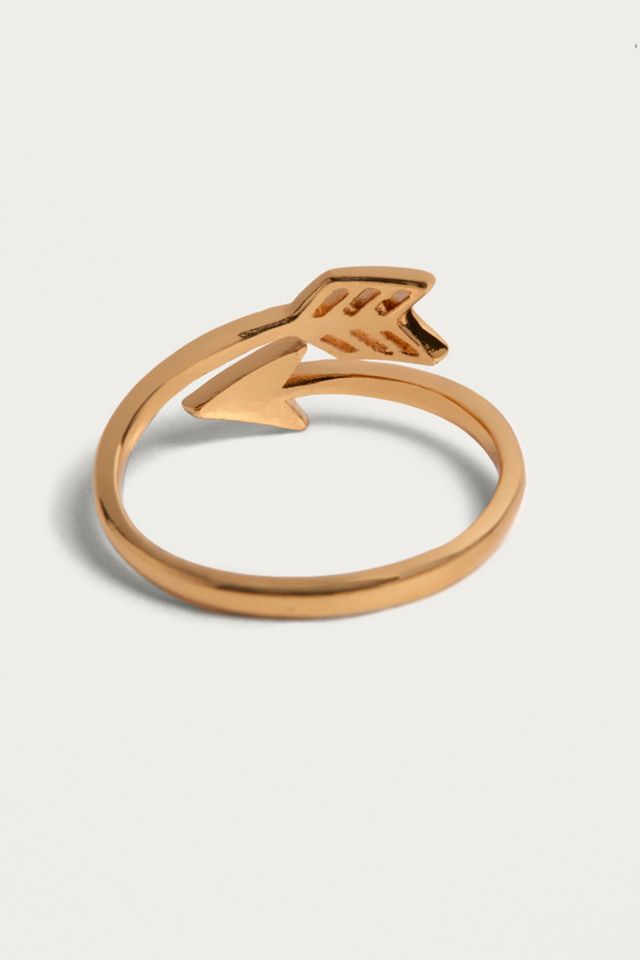 Gold Premium Arrow Ring #1