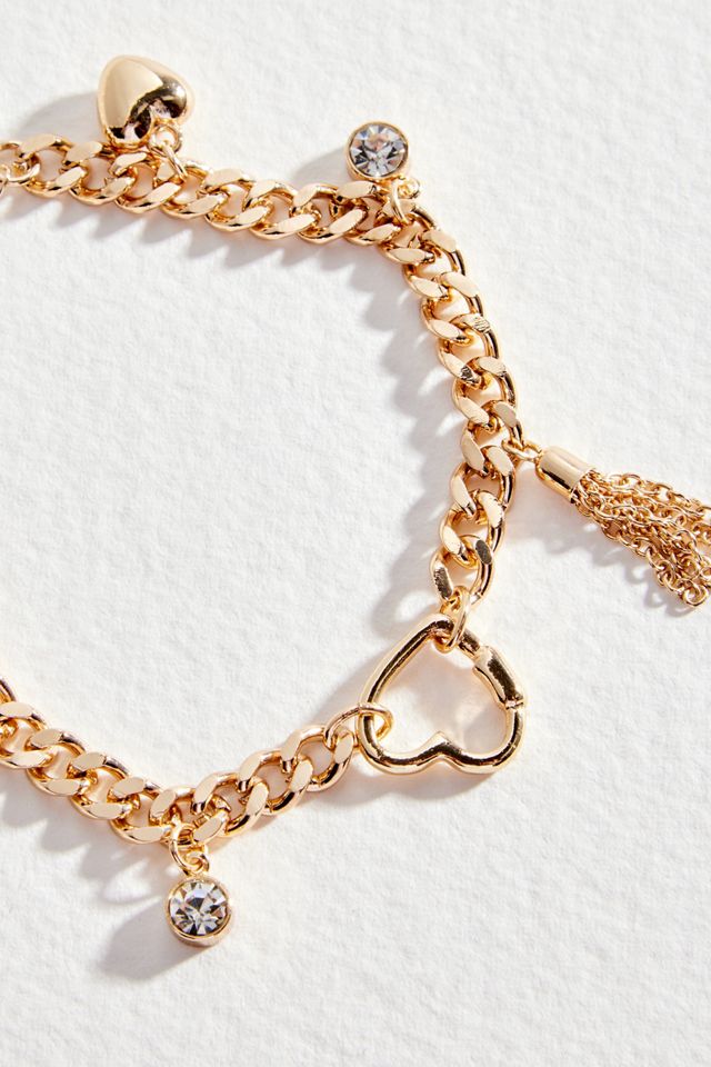 Silence + Noise Heart Charm Bracelet #2