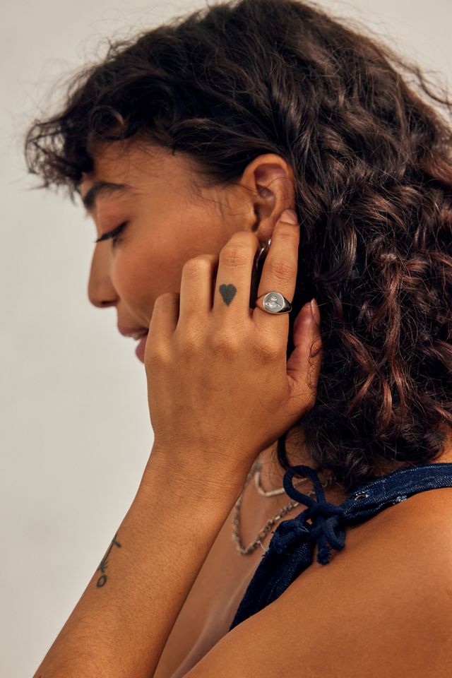 Vivienne Westwood Silver Sigillo Ring | Urban Outfitters UK