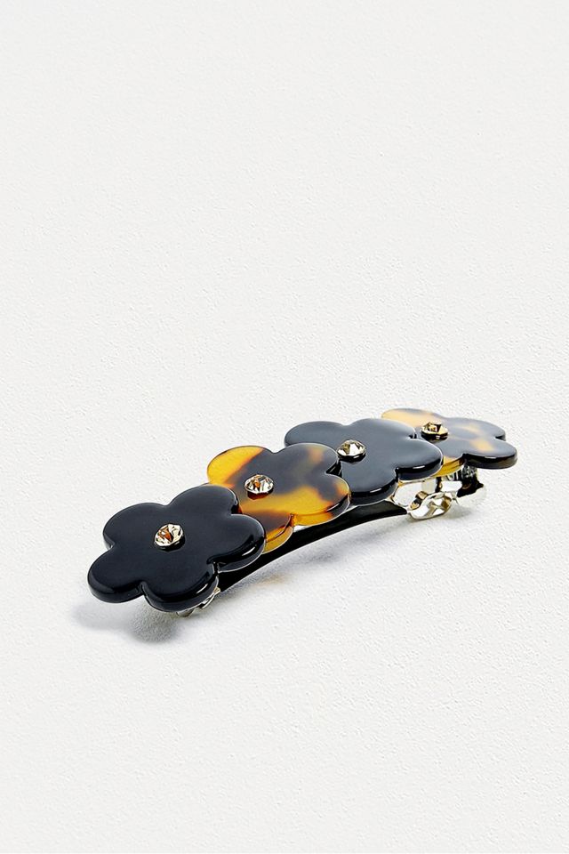 Margherita - Barrette à cheveux fleur Charlotte en écaille #1