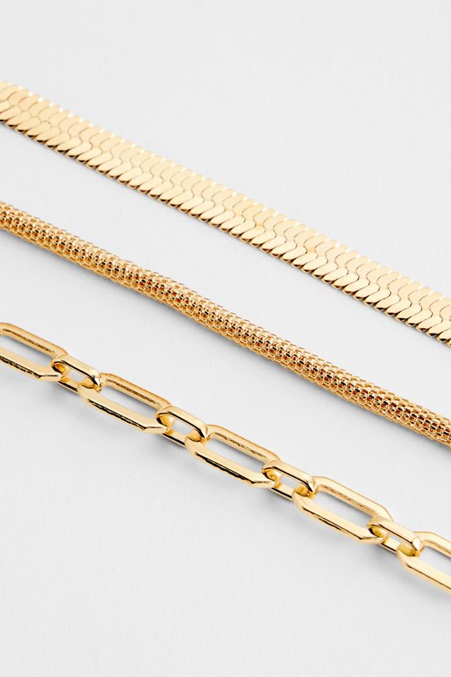 Paquete de 3 Pulseras de Cadena UO #2