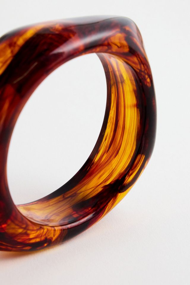 UO Tortoiseshell Chunky Resin Bangle #2