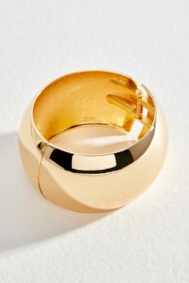 Silence + Noise Clean Statement Bangle - Gold at Urban Outfitters