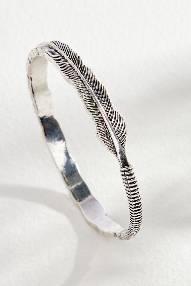 Silence + Noise Feather Arm Bangle #2