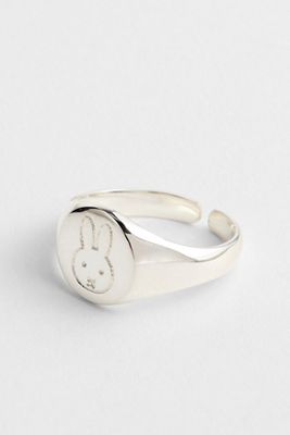 Bague chevalière Miffy