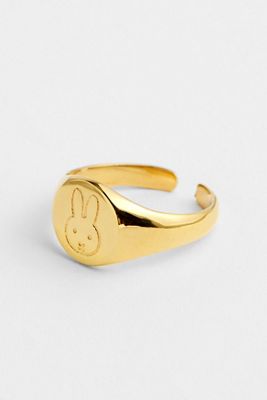 Bague chevalière Miffy