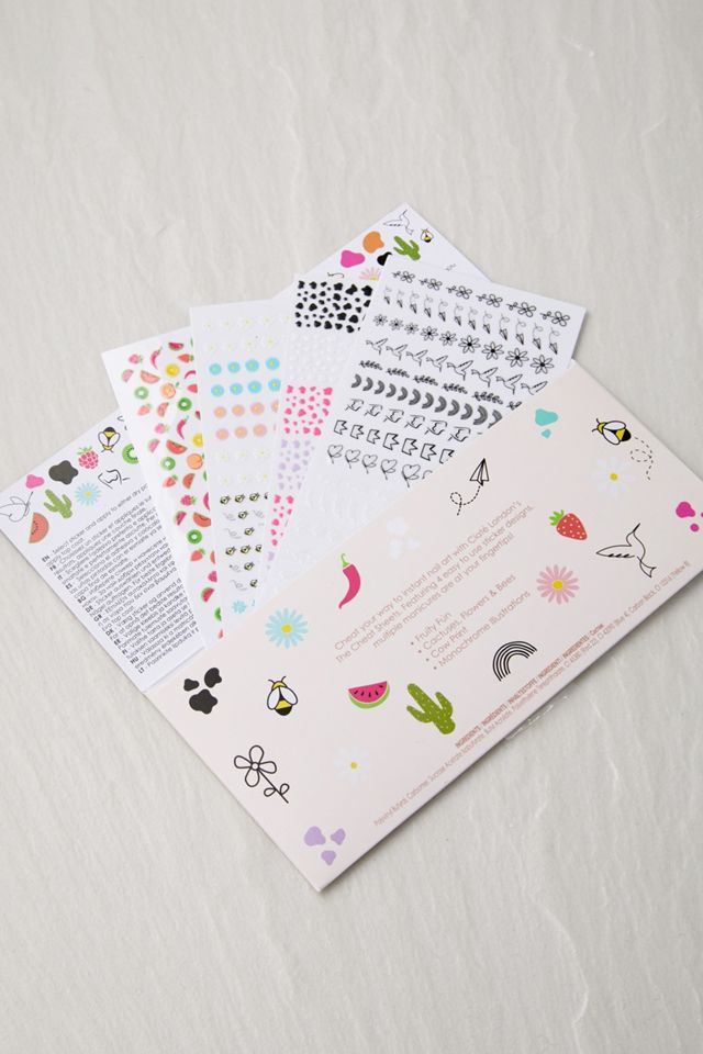 Ciaté London The Cheat Sheets Garden Party Nail Art Stickers #1