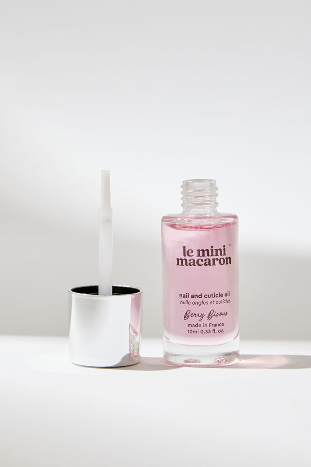 Huile pour ongles et cuticules Le Mini Macaron Framboise #1