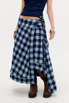 Susmie's Blue Check Skirt