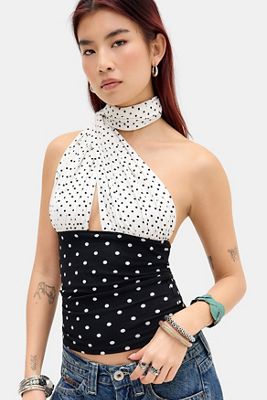 Susmies Isabela Polka Dot Top