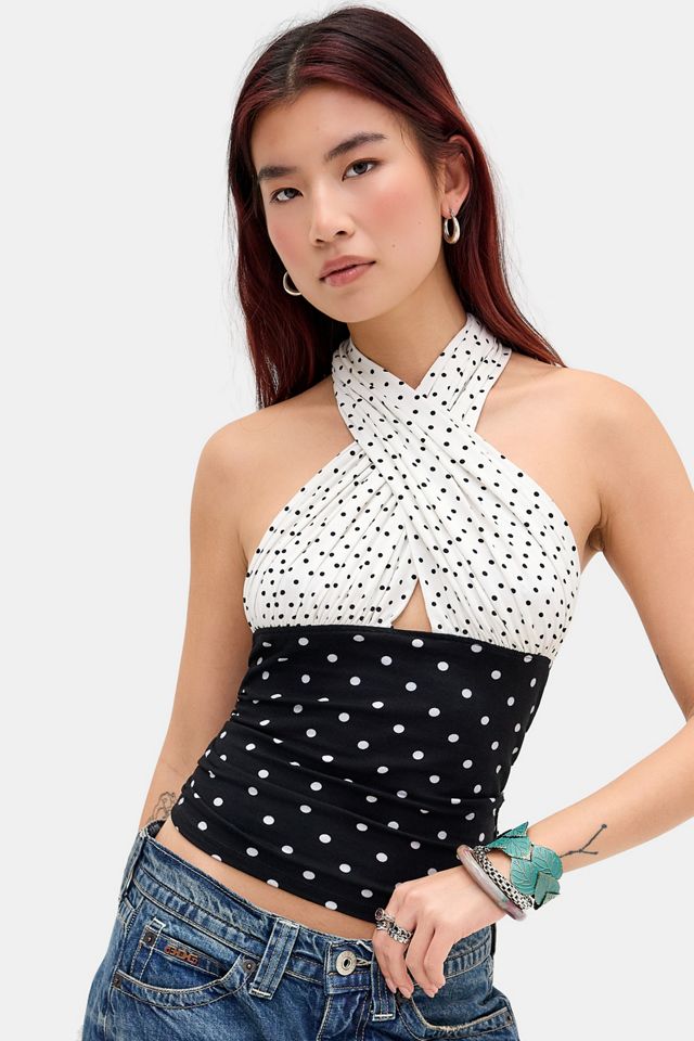 Susmies Isabela Polka Dot Top #4