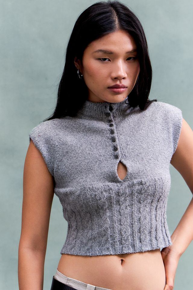Top in Maglia Orchidea Grigia Susmies #2