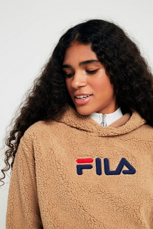 FILA Toffee Teddy Hoodie | Outfitters UK