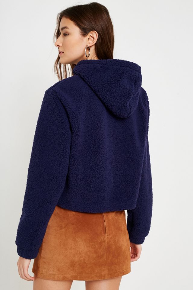 FILA Navy Teddy Hoodie #2
