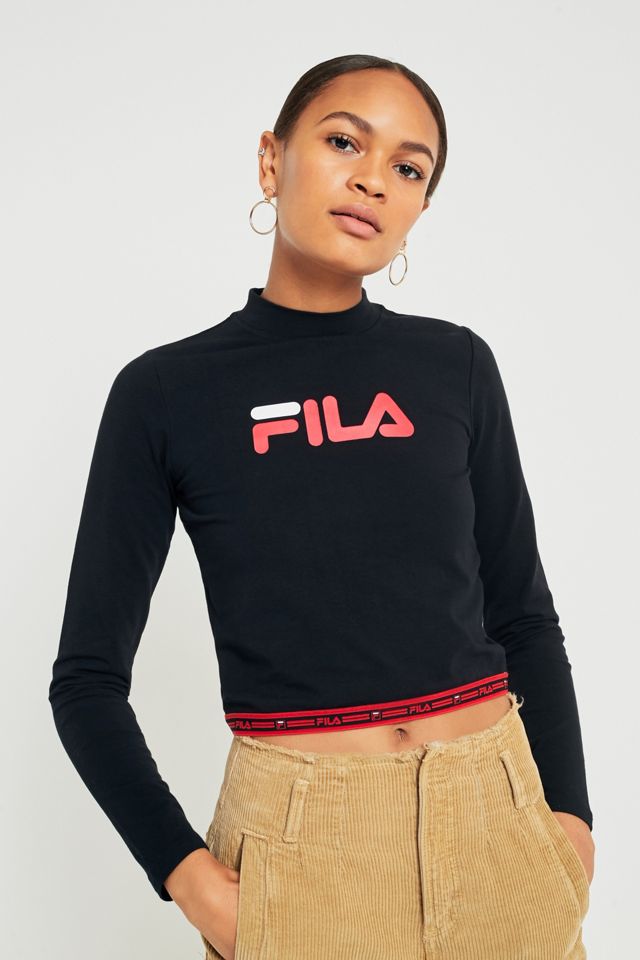FILA Kelly Banded Waist Logo Long Sleeve T-Shirt #1