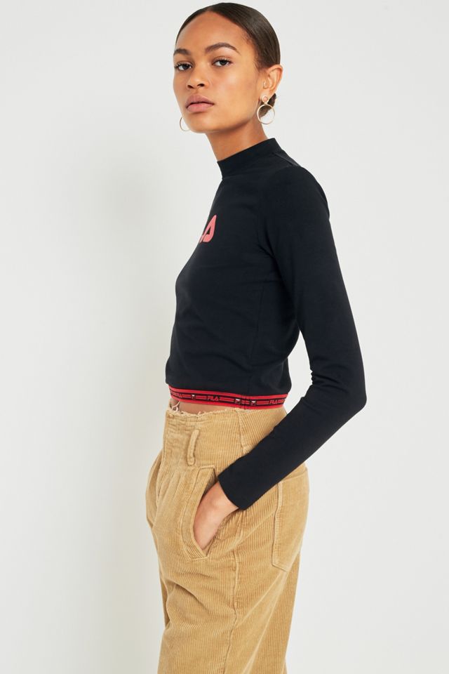 FILA Kelly Banded Waist Logo Long Sleeve T-Shirt #3