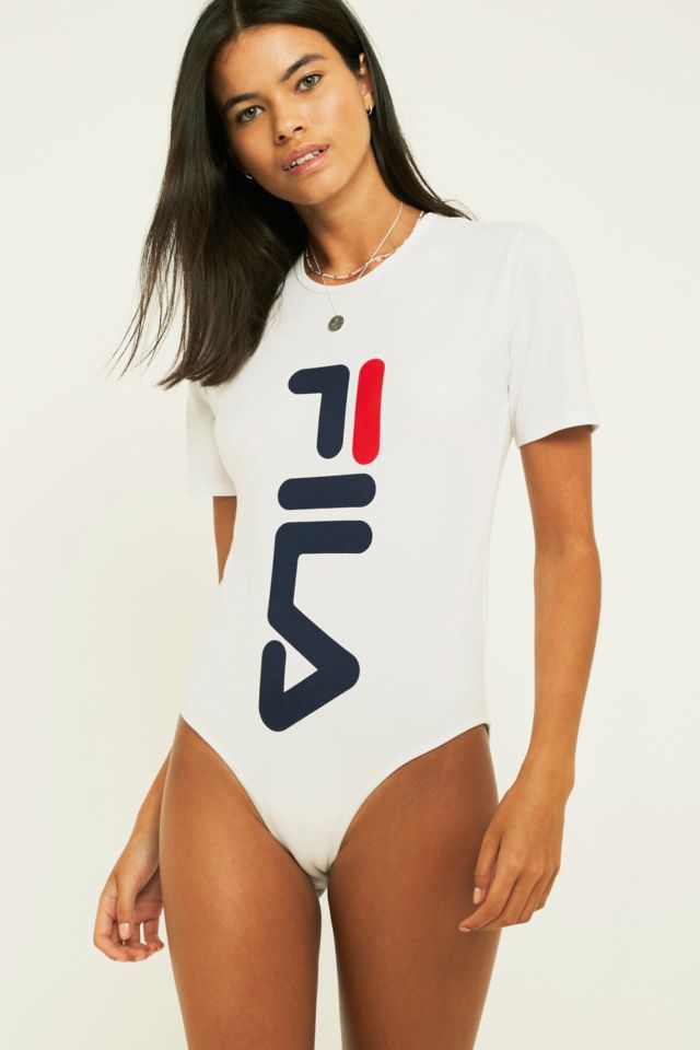 White deals fila bodysuit