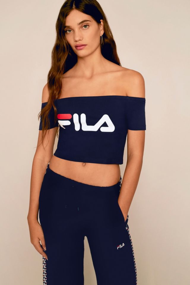 Fila off shoulder clearance top