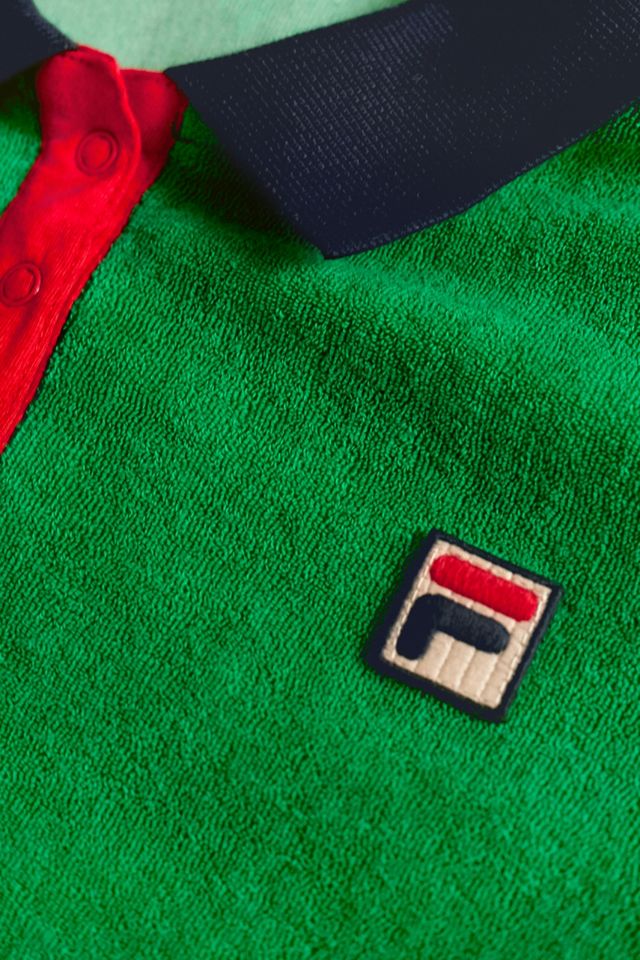 Fila – Gekürztes Poloshirt in Grün #5