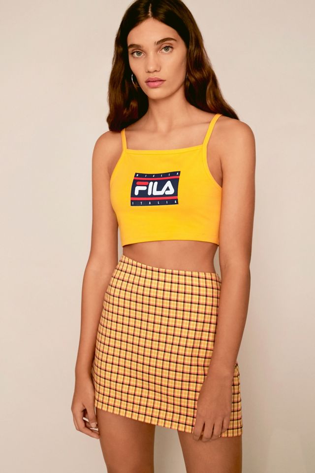 FILA Delfin Yellow Crop Cami #1