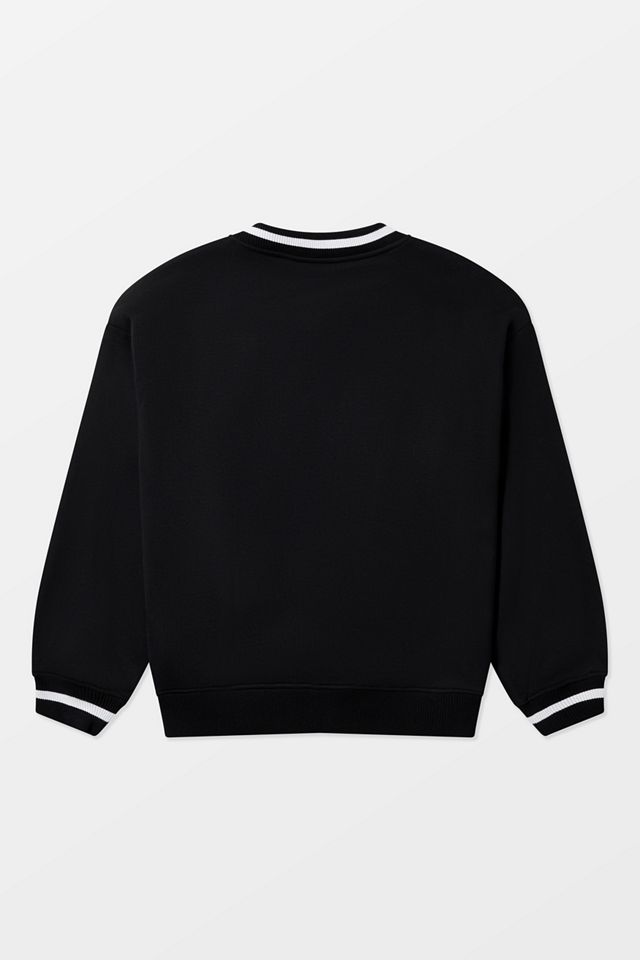 FILA x HAILEY Black V-Neck Pullover #7