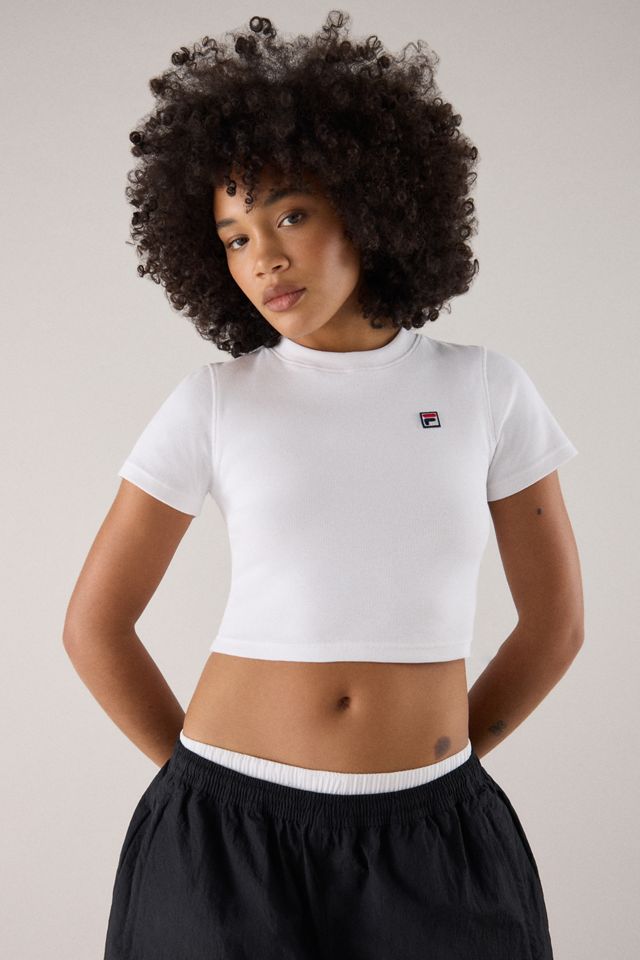 FILA x HAILEY White Baby T-Shirt #1