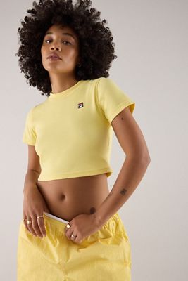 FILA x HAILEY Gelbes Baby T-Shirt
