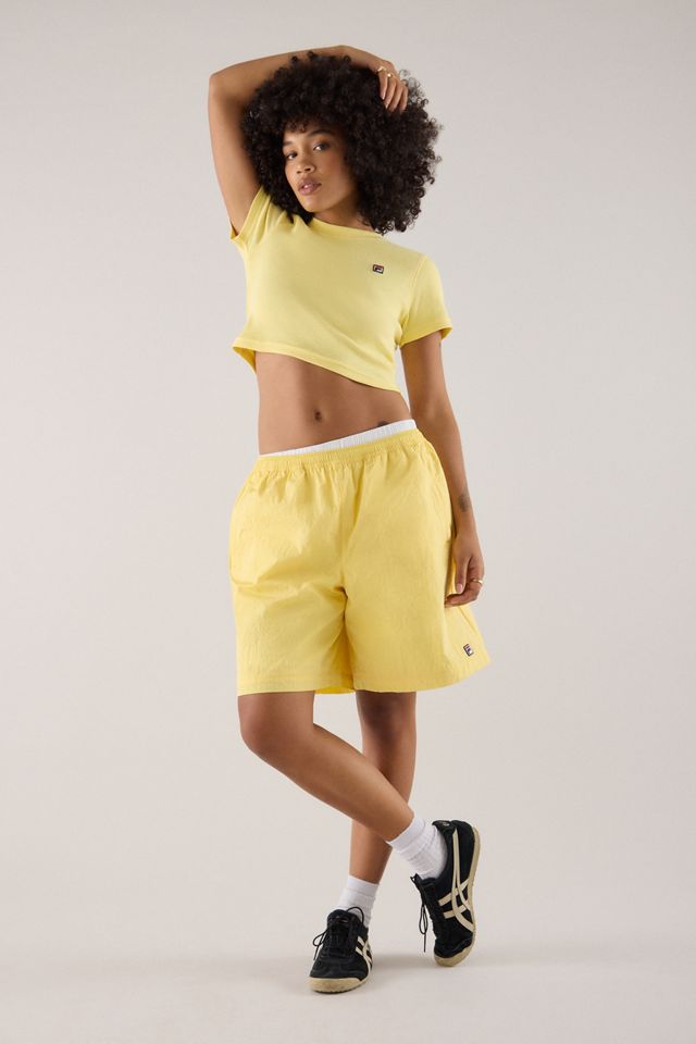 FILA x HAILEY Yellow Baby T-Shirt #2