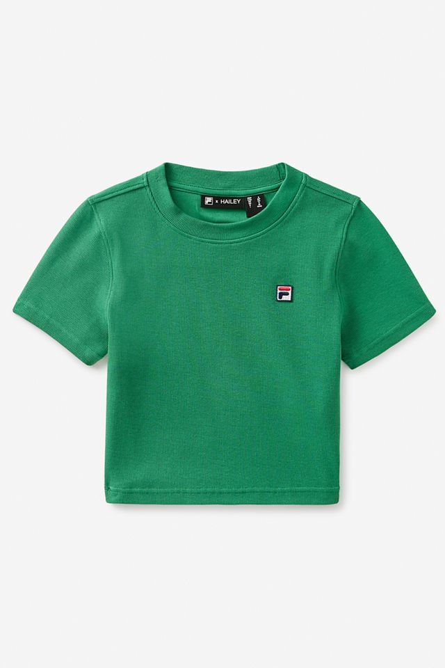 FILA x HAILEY Green Baby T-Shirt #4