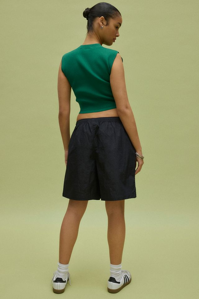 FILA x HAILEY Black Crinkle Shorts #3