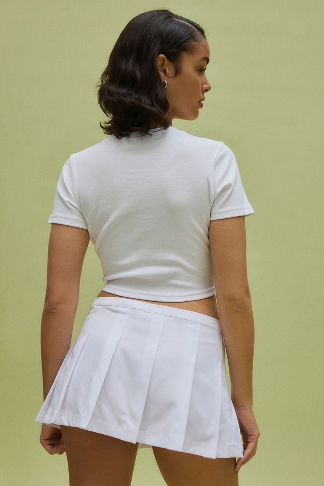 Falda de Tenis Micro Blanca FILA x HAILEY #2