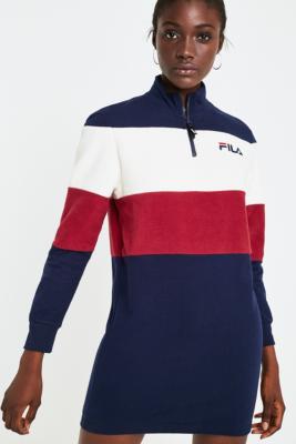 Long sleeve fila clearance dress