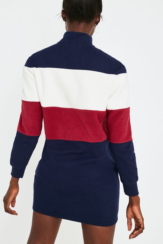 FILA - Robe courte Tasmin bleu marine à empiècement #3