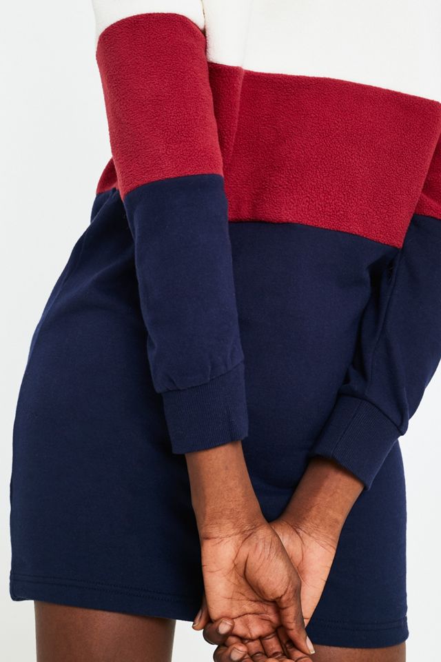 FILA - Robe courte Tasmin bleu marine à empiècement #4